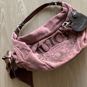 Large Juicy Couture purple purse - great condition